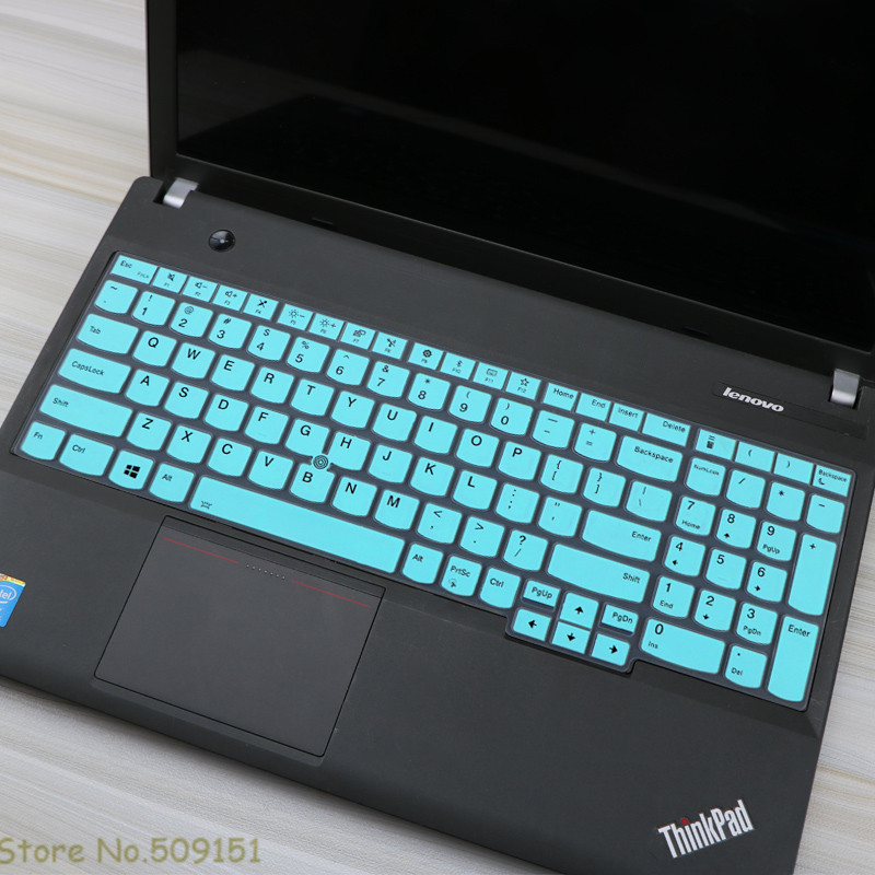 Silicone Laptop Keyboard Cover Protector Skin For Lenovo ThinkPad E15 Gen 2 L15 P15 P15V T15 P53 P15S Notebook: Skyblue