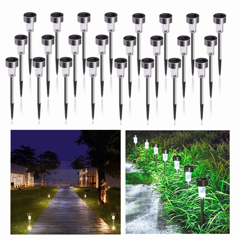 1/4/10Pc Solar Led Light Outdoor Lawn Pathway Landscape Lighting Street Lamp for Garden Decoration Outdoor Waterproof Solar Lamp