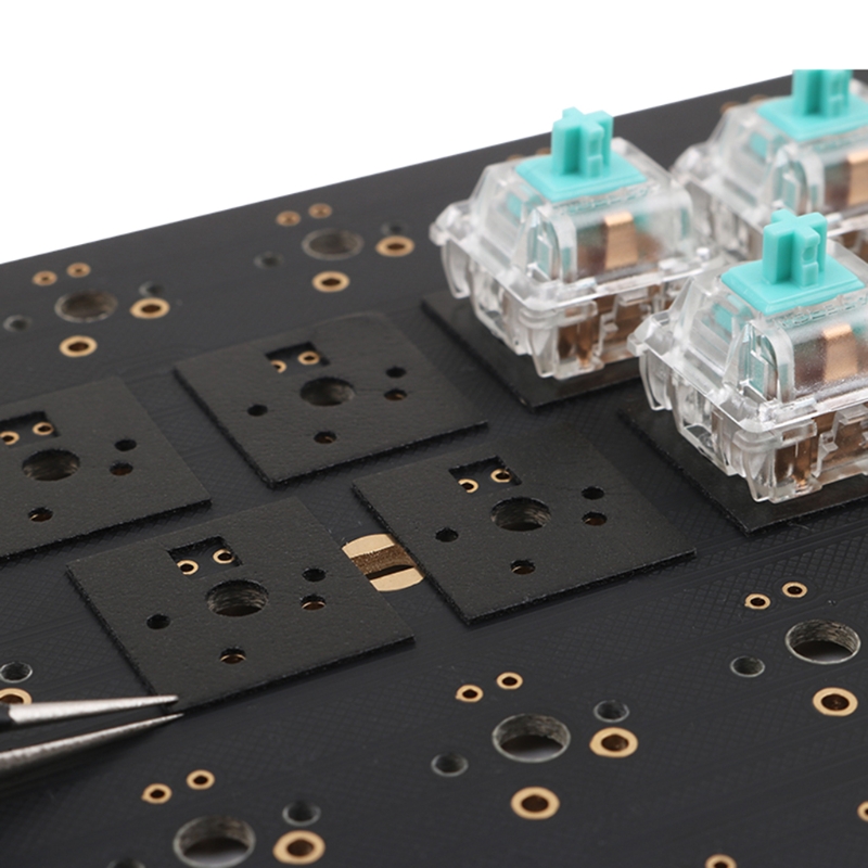 120pcs/pack Mechanical Keyboard PORON Foam Material Switch Sticker Film Shaft Gasket Sticker Shaft Buffer Pad Plug