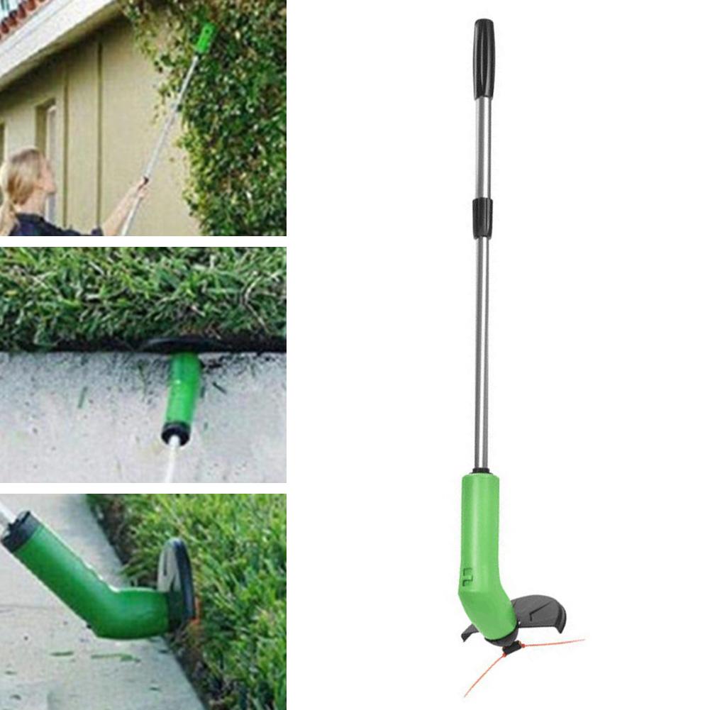 Grass Trimmer Handheld Cordless String Trimmer Edger Telescopic Grass Trimming Tool for Home Garden Lawn