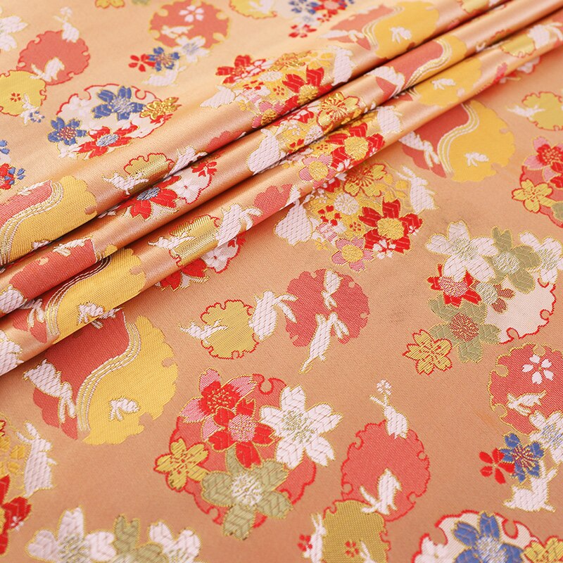 Jurk Brokaat Satijn Jacquard Patroon Stoffen Voor Cheongsam Hanfu En Kimono Naaien Materiaal: nijin