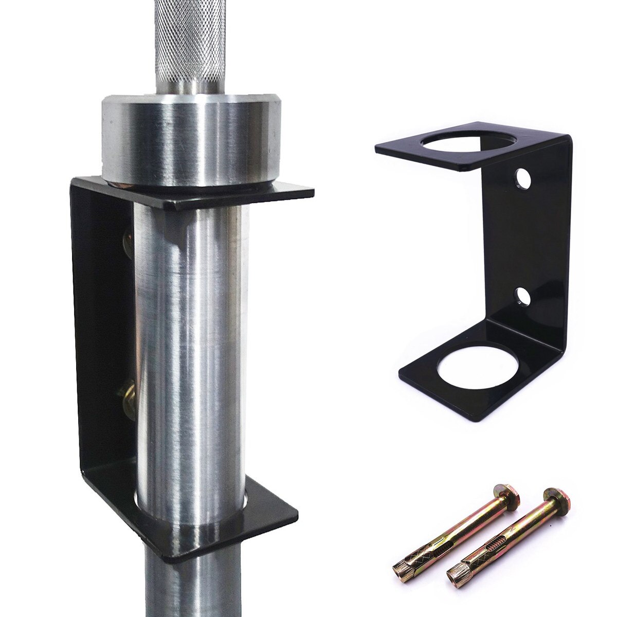 Supporto per bilanciere sospeso per montaggio a parete verticale resistente per bilanciere per accessori salvaspazio per la casa o la palestra