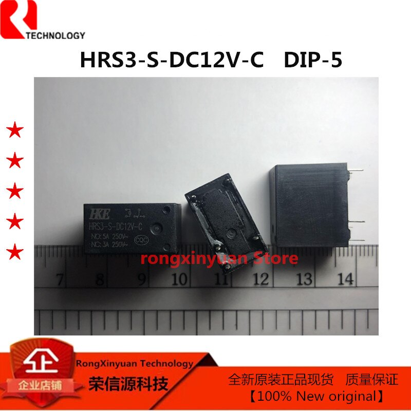 5pcs HRS3-S-DC24V-C HRS3-S-DC24V HRS3-S-DC12V-C HRS3-S-DC12V HRS3-S-DC5V-C HRS3-S-DC5V 5PIN 5A 24V 12V 5V Power Relay Original