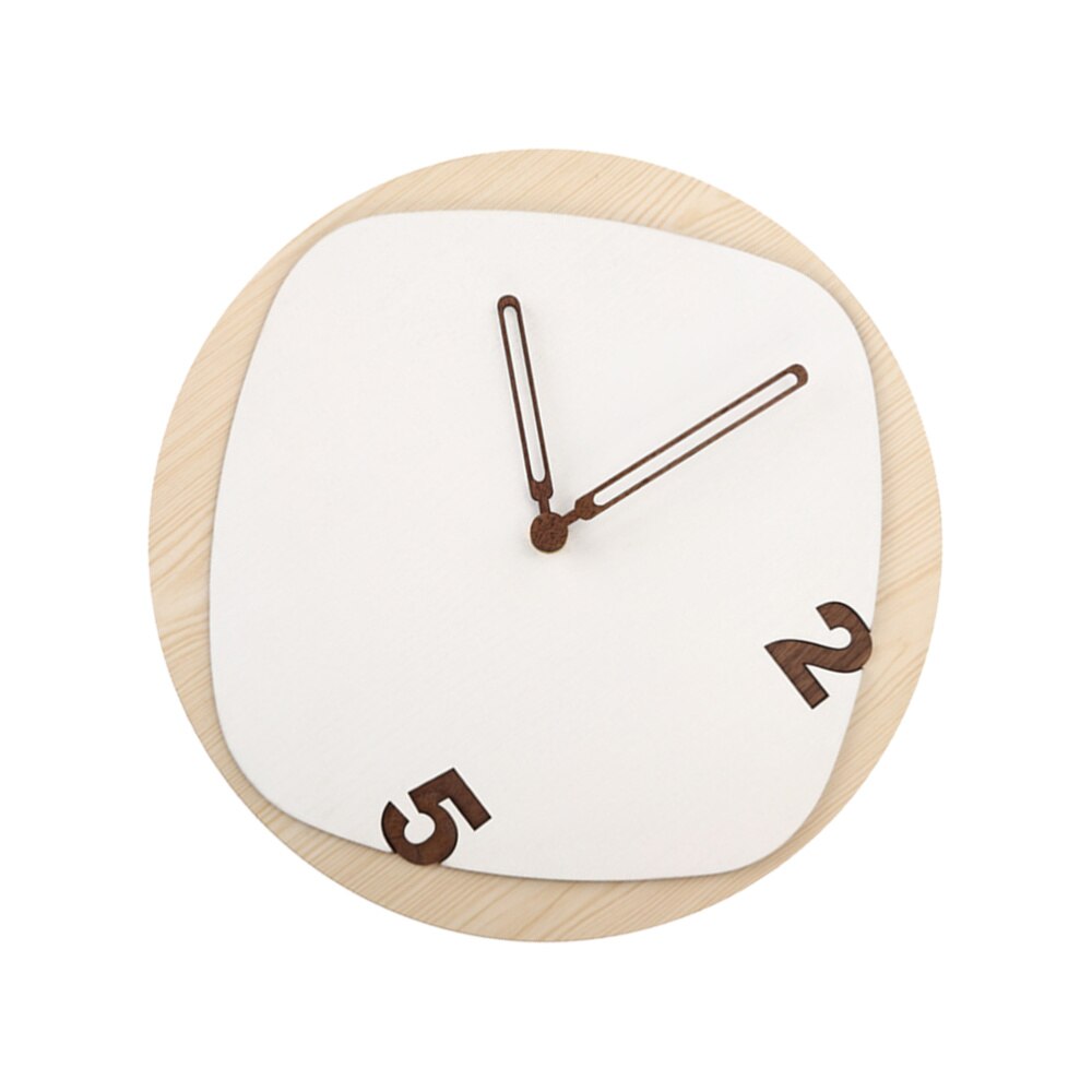 Leuchtende Rahmenlose Wanduhr-Aufkleber Leise Für Wohnzimmer Und Esszimmer