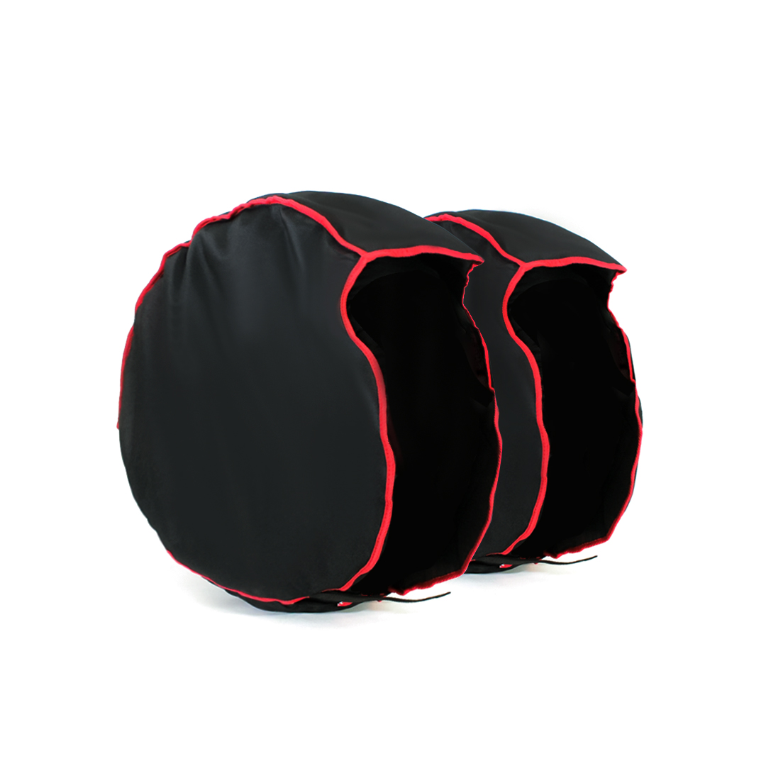 Voeg Katoen Dikker Tire Warmer Fasten Verwarming Windstop Motorfiets Band Cover Windscherm Warm Houden Voor &amp; Achter 17Inch Stof-Proof
