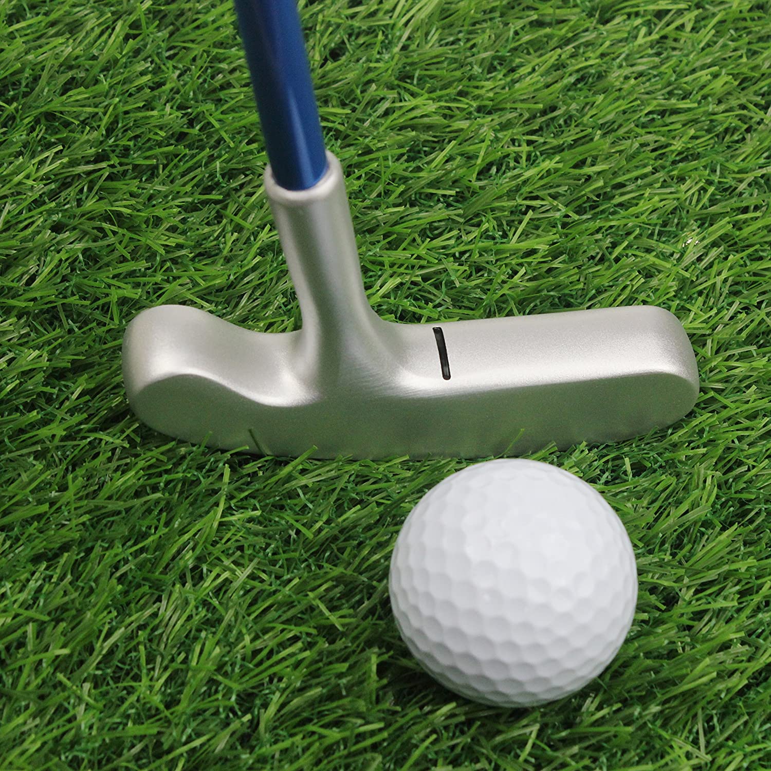 Crestgolf kids junior golf putter højre & venstrehåndet dobbeltsidet putter golf tovejs putter til 3-12 årige børn
