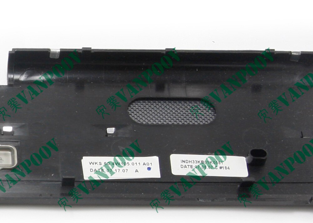 Notebook laptop cover: aan/uit-knoppen voor dell xps  m1530 -serie  - 60.4 w 105.011 a01 indh 33 kb 01 k 0581