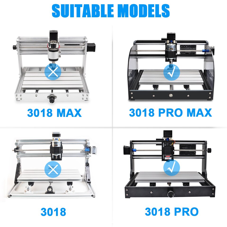 Daedalus CNC 3018 Extension Kit Upgrade Kit 3018 to 3040 Countertop Accessories Compatible with 3018 Pro Max Engraving Machine