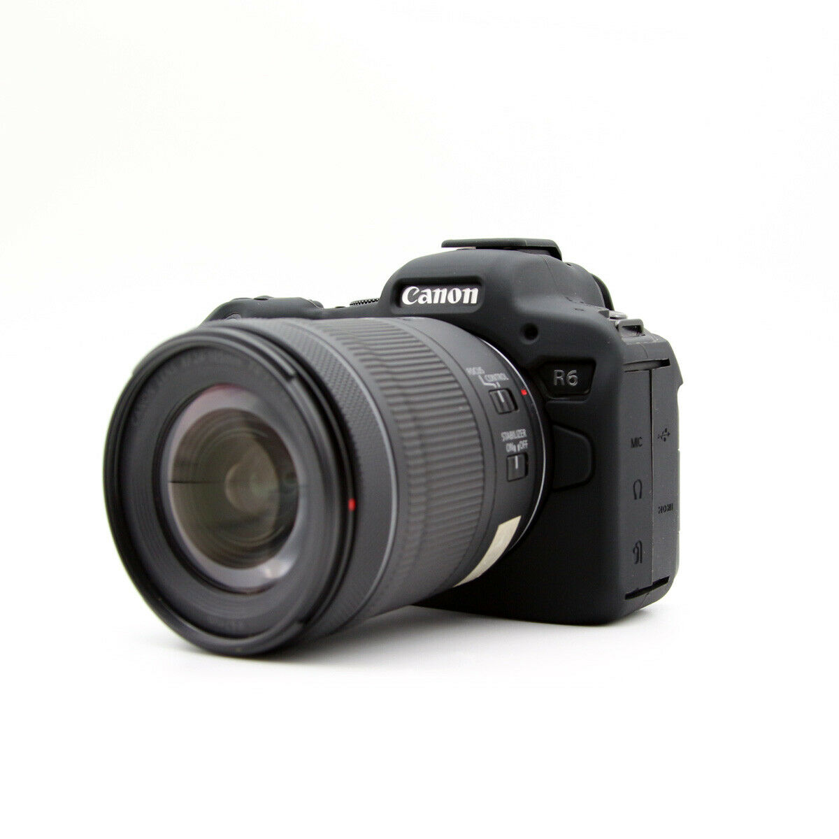 Étui en Silicone pour appareil photo Canon EOS R6, housse de protection pour appareil photo sans miroir
