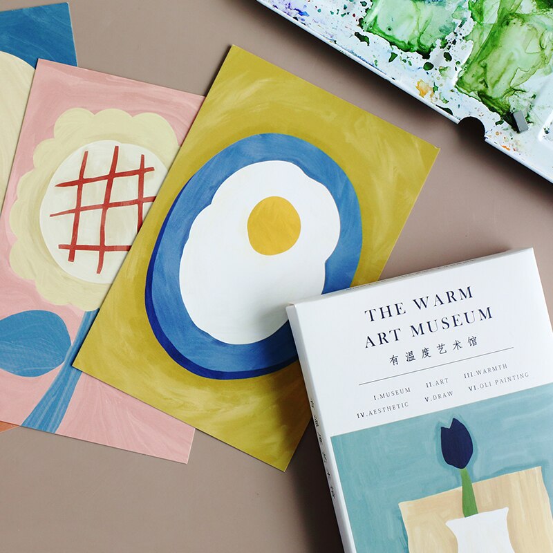 30 Sheets/Set The Warm Art Museum Postcard Greeting Card Message Card Birthday Card