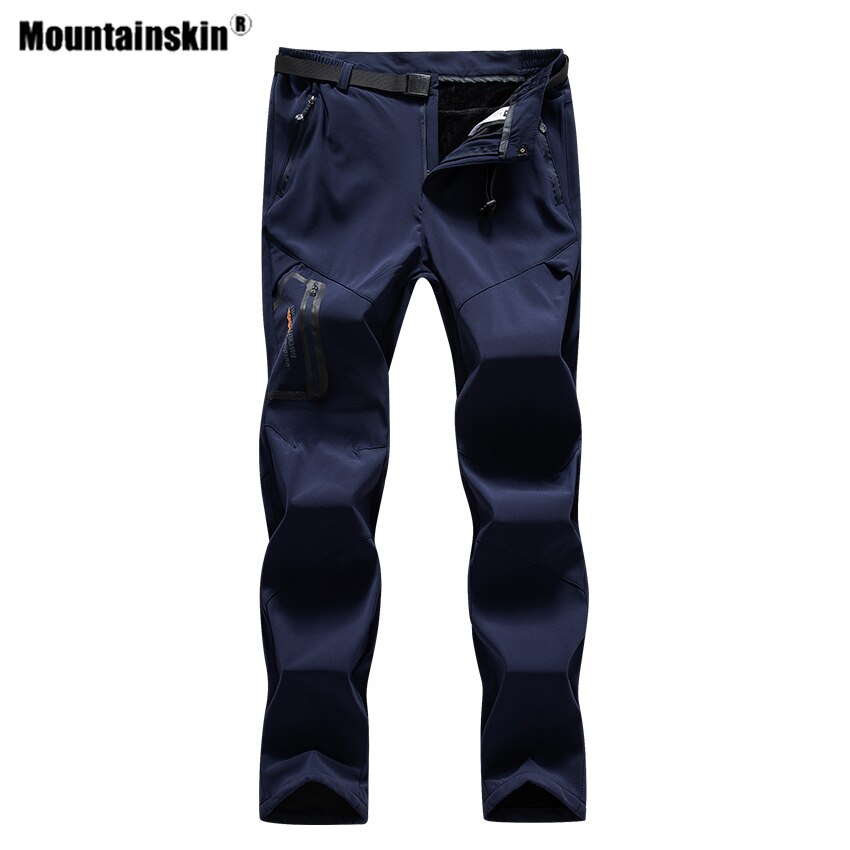 Mountainskin Winter Men&#39;s Pants Windproof Outdoor Sports Water Repellent Camping HikingTrekking Breathable Male Trousers VA883