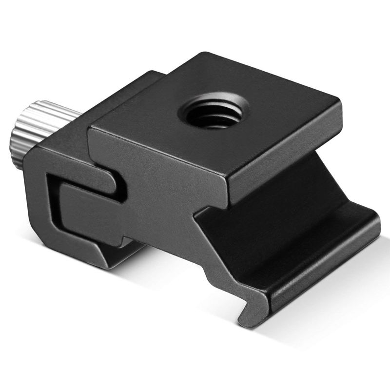 Topp 5 st kamera metall kallsko sko blixt fäste montering adapter med 1/4 stativ skruv för ljus stativ stativ