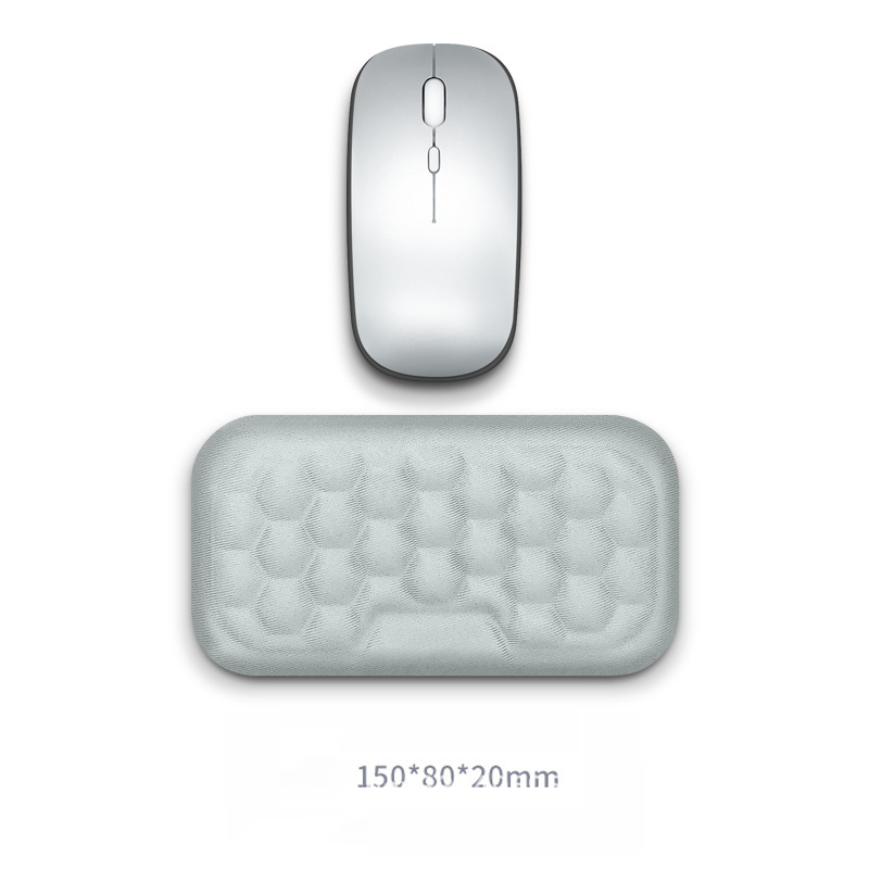 Tastatur-Handgelenkauflage, Memory-Schaum, Tastatur, Maus, Handgelenkauflage, ergonomisches , Handgelenkpolster für Computer, Tastatur, Laptop, Handgelenk: Khaki
