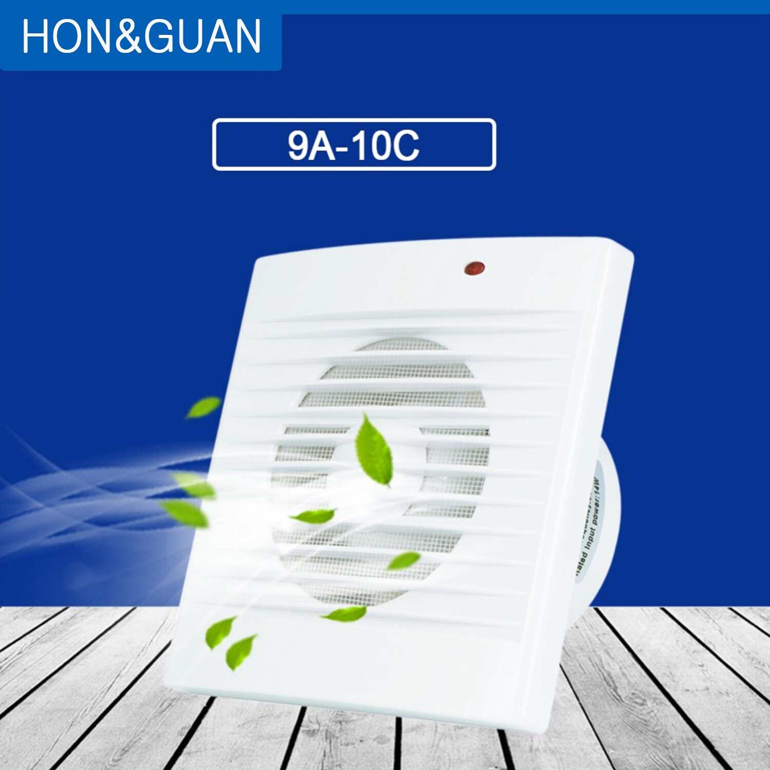 Hon & Guan 4 ''Stille Ventilator Sterke Ventilatie Systeem Window Wall Mount Plafond Air Afzuigkap Ventilator Huishouden 110V 220V