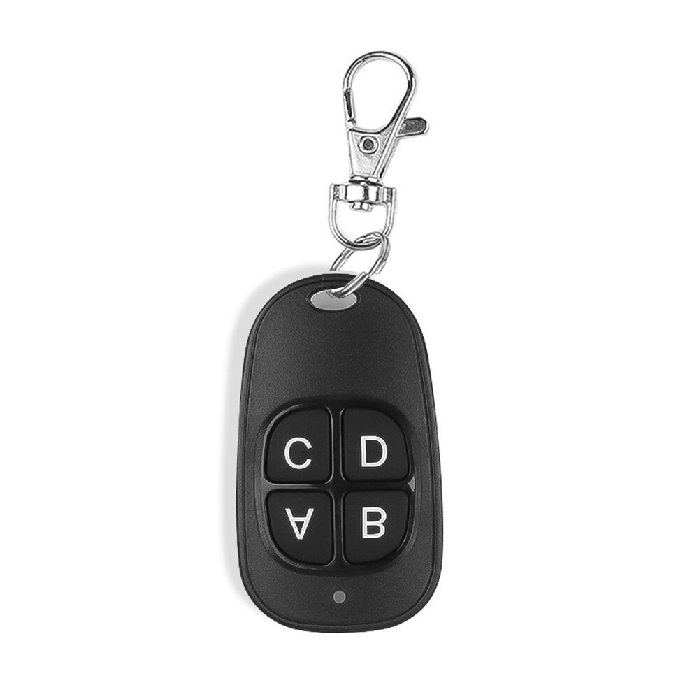 Kebidu 433.92 mhz duplikator kopi kode fjernbetjening trådløs universel dør duplikeret nøgle fob 433 mhz kloning gate garage: Sort