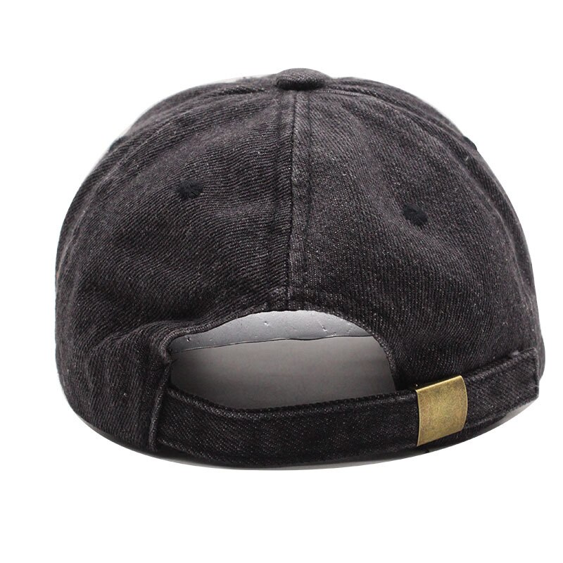 Casquettes de baseball lavé coton troué couleur unie hiver automne femmes chapeaux sports de plein air protection solaire casquette de baseball hommes