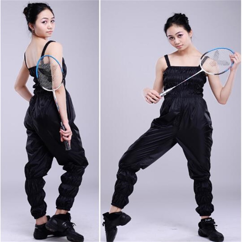 For Women Running Sauna Suit Weight Loss Fat Burning Slimming Pants Sportswear Body Sculpting Sweat Pants