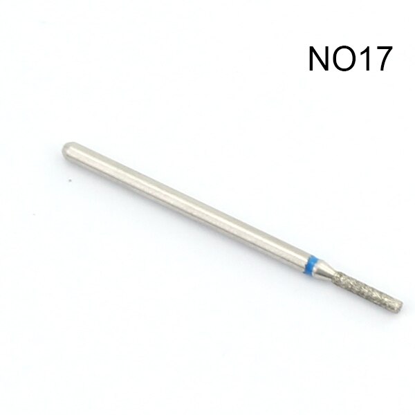 1pcs Milling Cutter Diamond Nail Drill Rotary Bits Milling Cutter For Manicure Burr Cuticle Clean Drill Bit Electric Cutter: NO17