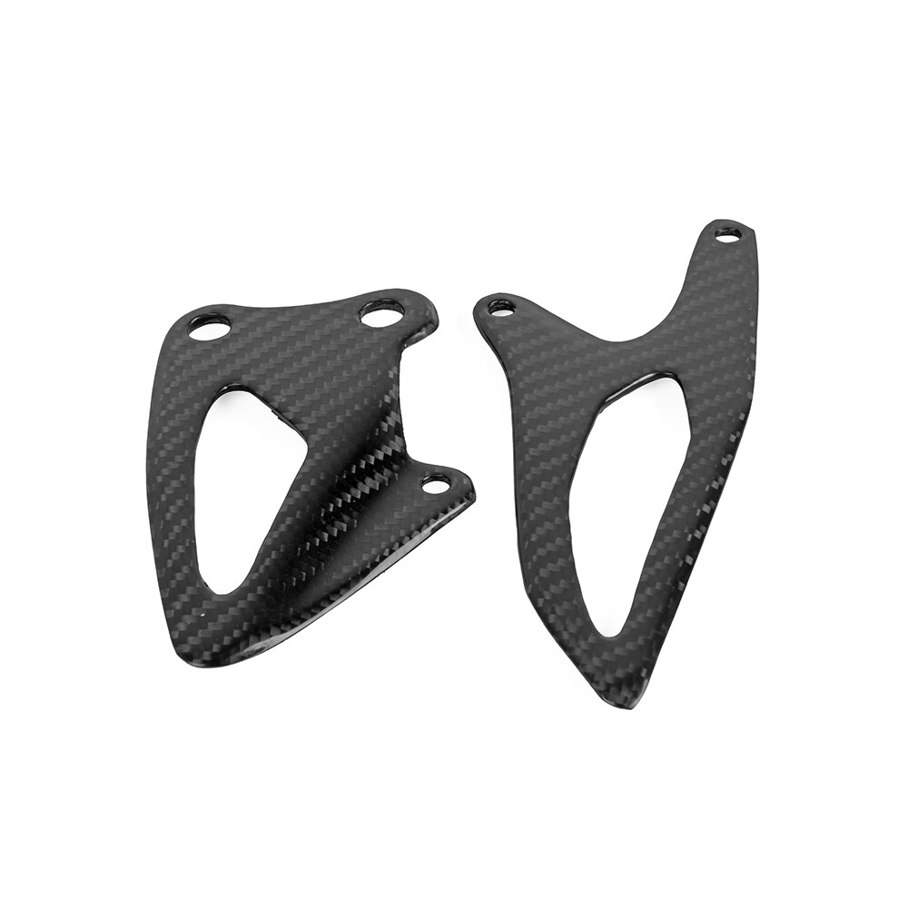Voor Yamaha Yzf R1 Motorcycle Carbon Fiber Achteren Geplaatste Foot Peg Hiel Guard Plaat Onderdelen