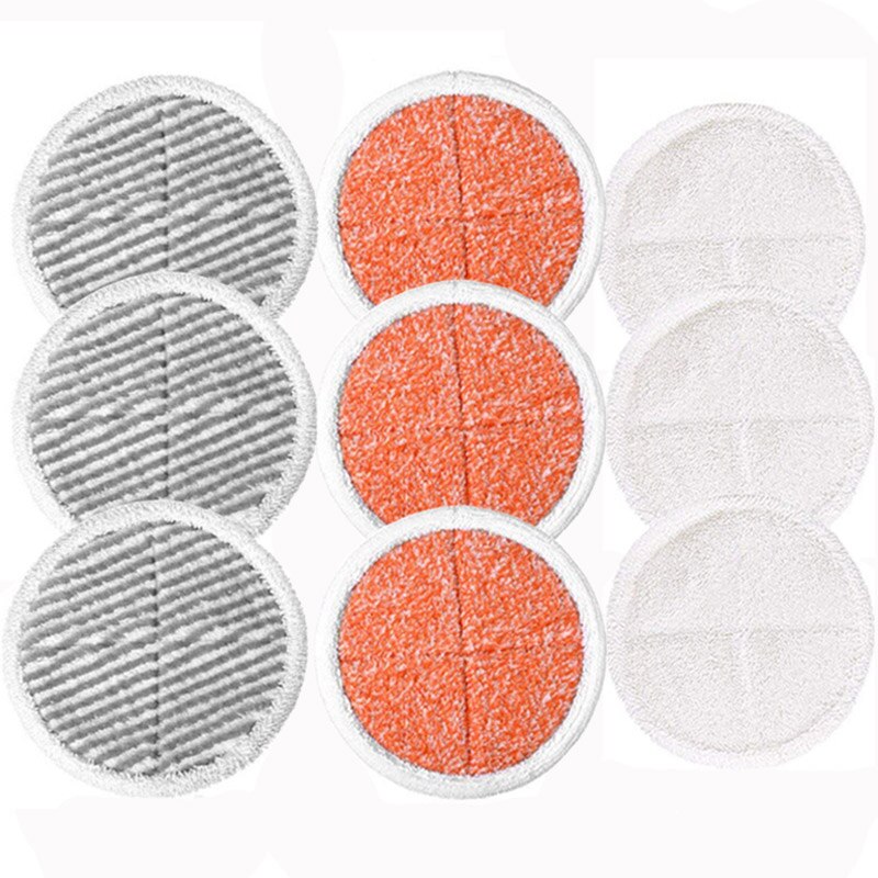 10 Packs Heavy Scrub Mop Pads Replacement For Bissell Spinwave 2039A 2124 Hard Floor Mop Cloths Household Home Cleaning Pad Kit