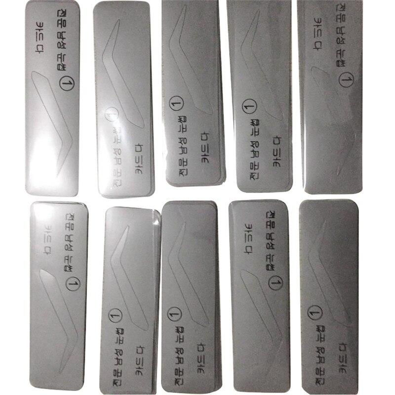 5 Styles Template Eyebrow Drawing Card Brow Make-Up Grooming Stencil Card Eyebrow Stencils