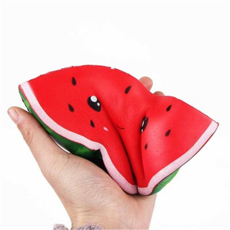 Squishy frukt squishi vannmelon squishies sakte stigende duftende klemme leketøy pedagogiske leker til baby skweee antistress squishies
