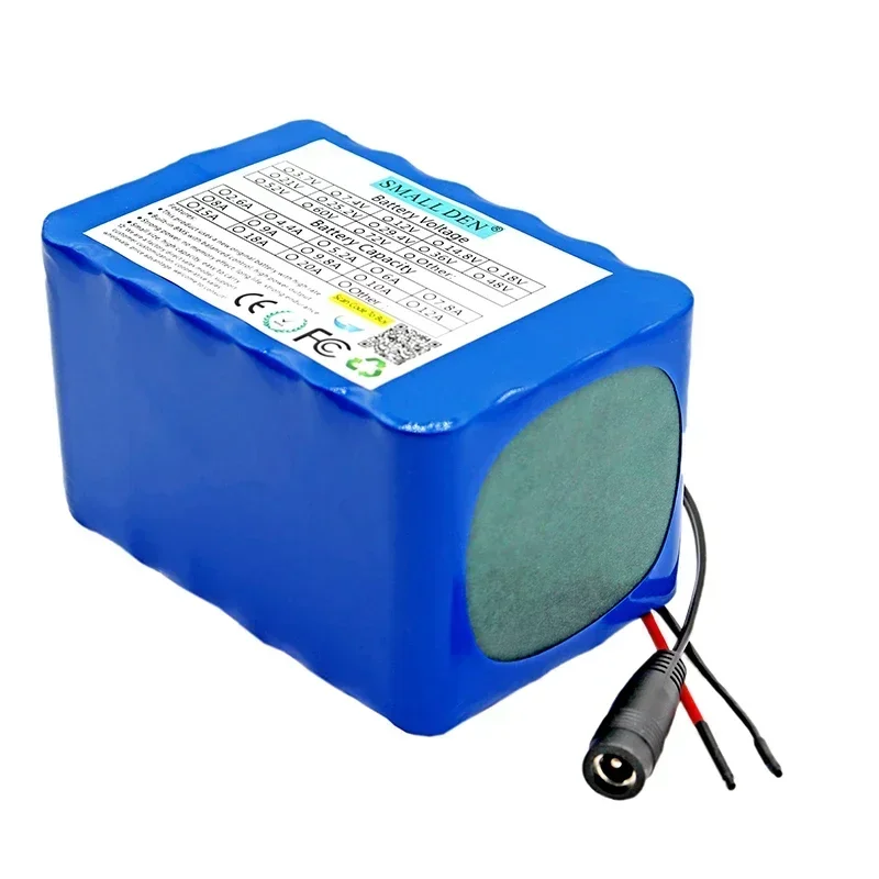 14.8V 18Ah 4S6P 18650 lithium-ion battery pack with 20A BMS, suitable for high-capacity and high-power rechargeable batteries