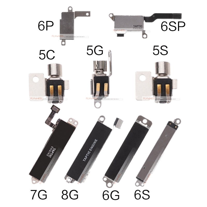 1Stck Vibrator Vibration biegen Kabel Für iPhone 5 5S 5C 6 6S 7 8 Plus X Motor- reparatur Teile