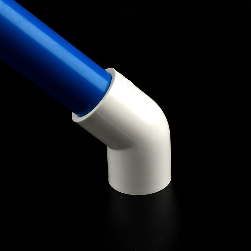 1pc I.D 20~63mm PVC Pipe 45° Equal Elbow Connector Water Supply Pipe Fittings Fish Tank Accessories Irrigation Aquarium Adapte