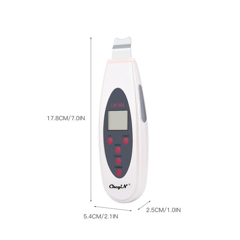 Ultrasonic Face Cleaner Skin Scrubber Ultrasound Vibration Massager Ultrasound Peeling Clean Tone Lift Scrubber P40