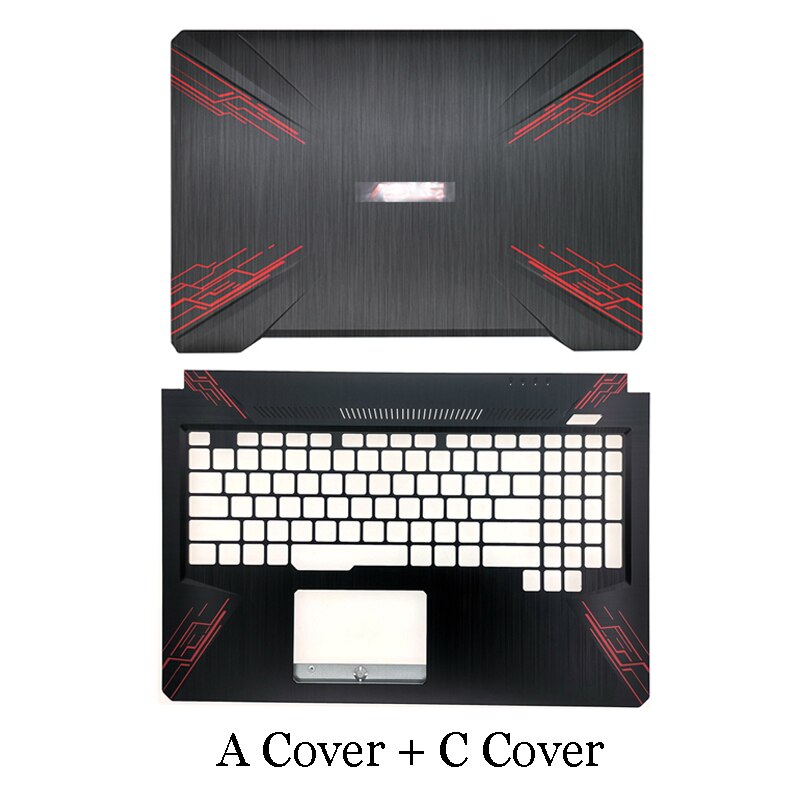 Laptop LCD Back Cover For ASUS FX80 FX80G FZ80G ZX80 FX504 FX504G Front Bezel Hinges Palmrest Bottom Case A B C 47BKLLCJN80