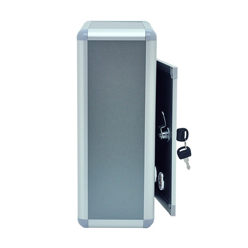 M036 large suggestion box with aluminum alloy lock and silver wall