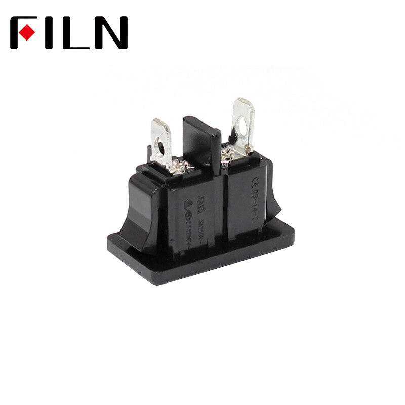 AC-14 AC 250V 2.5A Male 2 Pins Power Inlet Socket IEC320 C14 Socket Panel Embedded