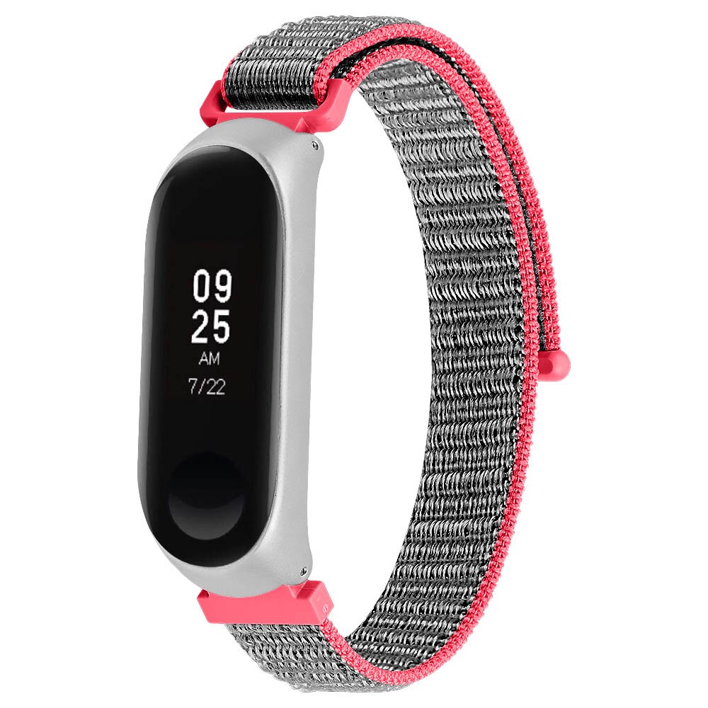 Sport Woven nylon wrist strap For Xiaomi mi band 3/4 breathable leisure bracelet Replacement For Mi Band 3 4 Smart watches band: F