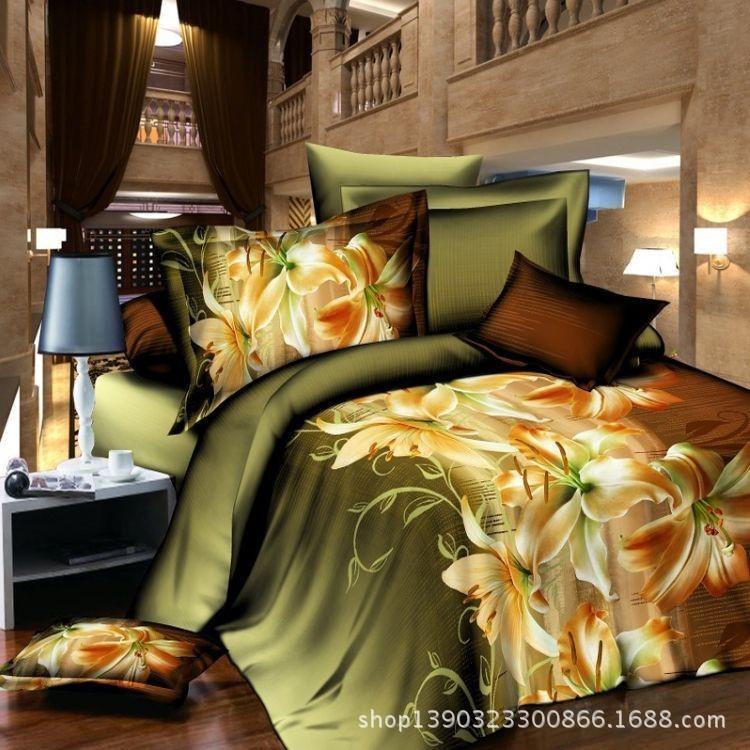 bed set 3D Bedding Sets King Size Duvet Cover Luxury 3D Bedding Set