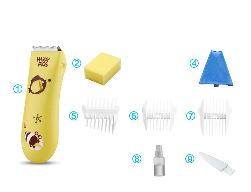 Multifunctionele Tondeuse Elektrische Tondeuse Ultrastille Waterproof Tondeuse voor Kinderen