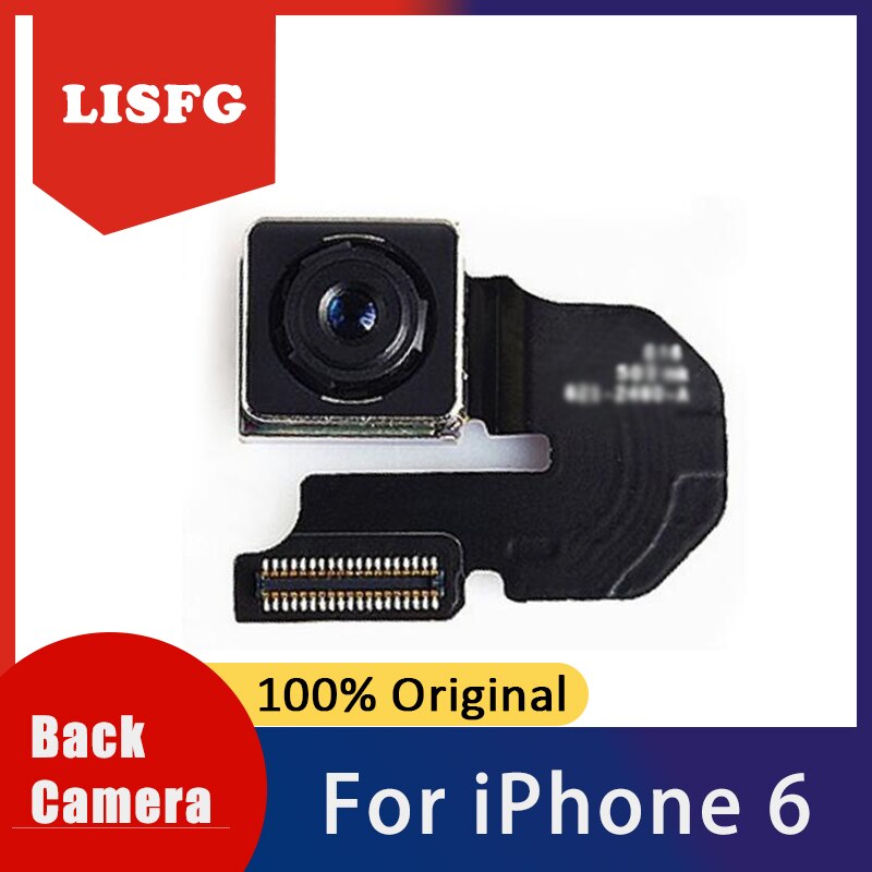 2 stks/partij Originele Terug Camera Flex Kabel Lint Hoofd Rear Camera Module Voor iPhone 6 Terug Achteruitrijcamera Vervanging Reparatie onderdelen