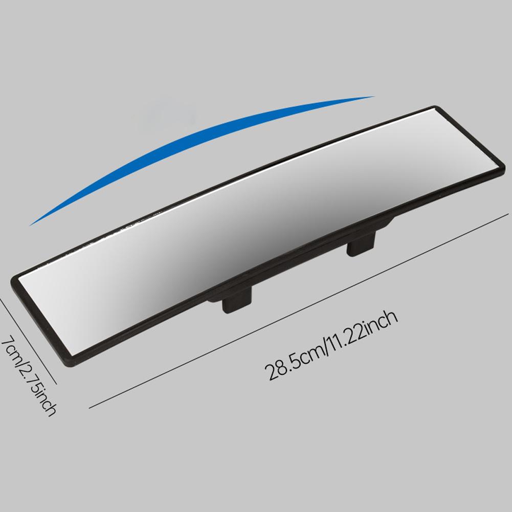 Car Interior Curved Rearview Mirror Increase Vision Field Reduce Blind Spots Universal Car Anti-glare Panoramic Rearview Mirror