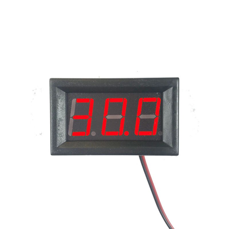 Voltmetro digitale a LED USB da 12 V a 24 V DC + pannello di
