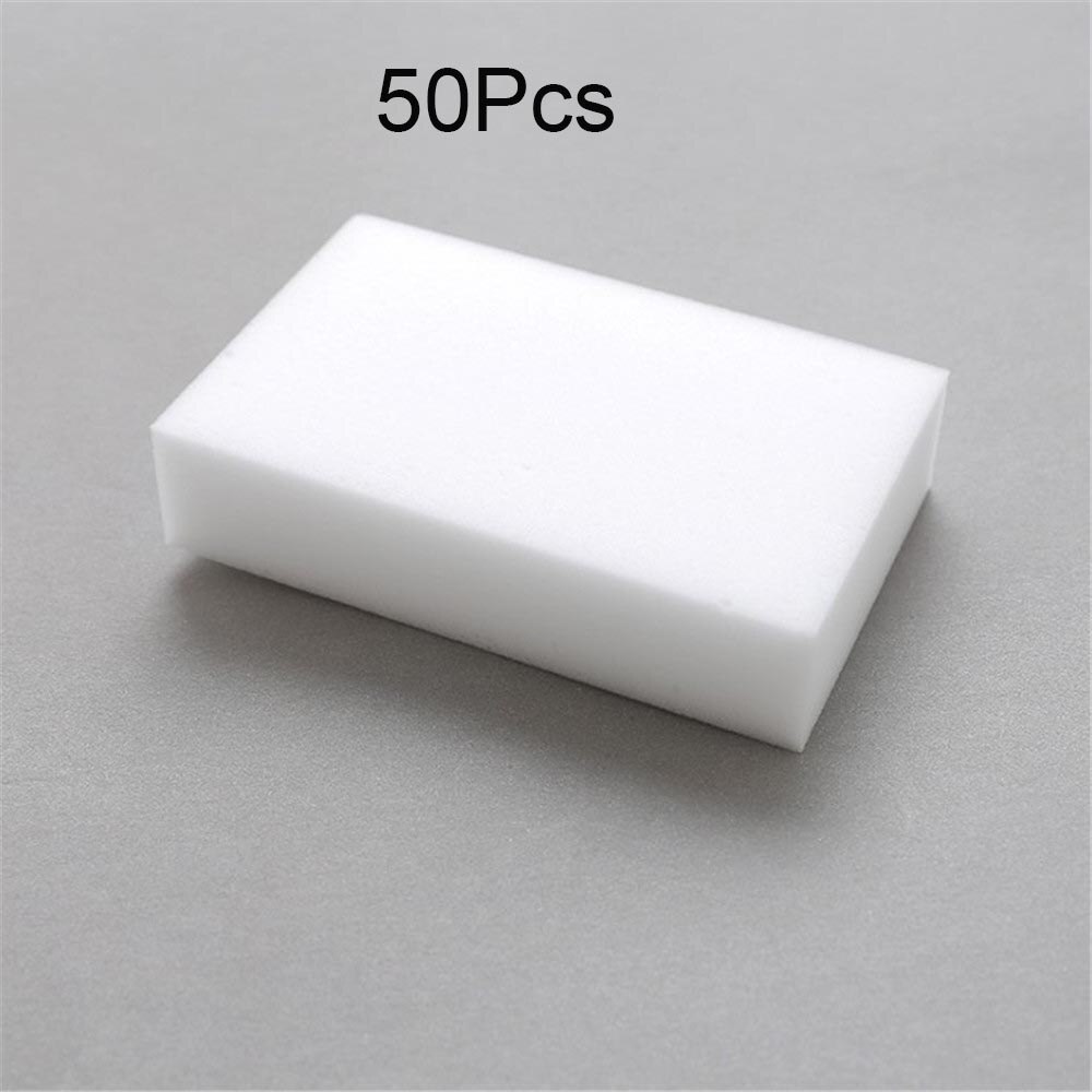 White Melamine Sponge Magic Sponge Eraser For Kitchen Office Bathroom Clean Accessory/Dish Cleaning Nano 100*60*20mm: 50pcs