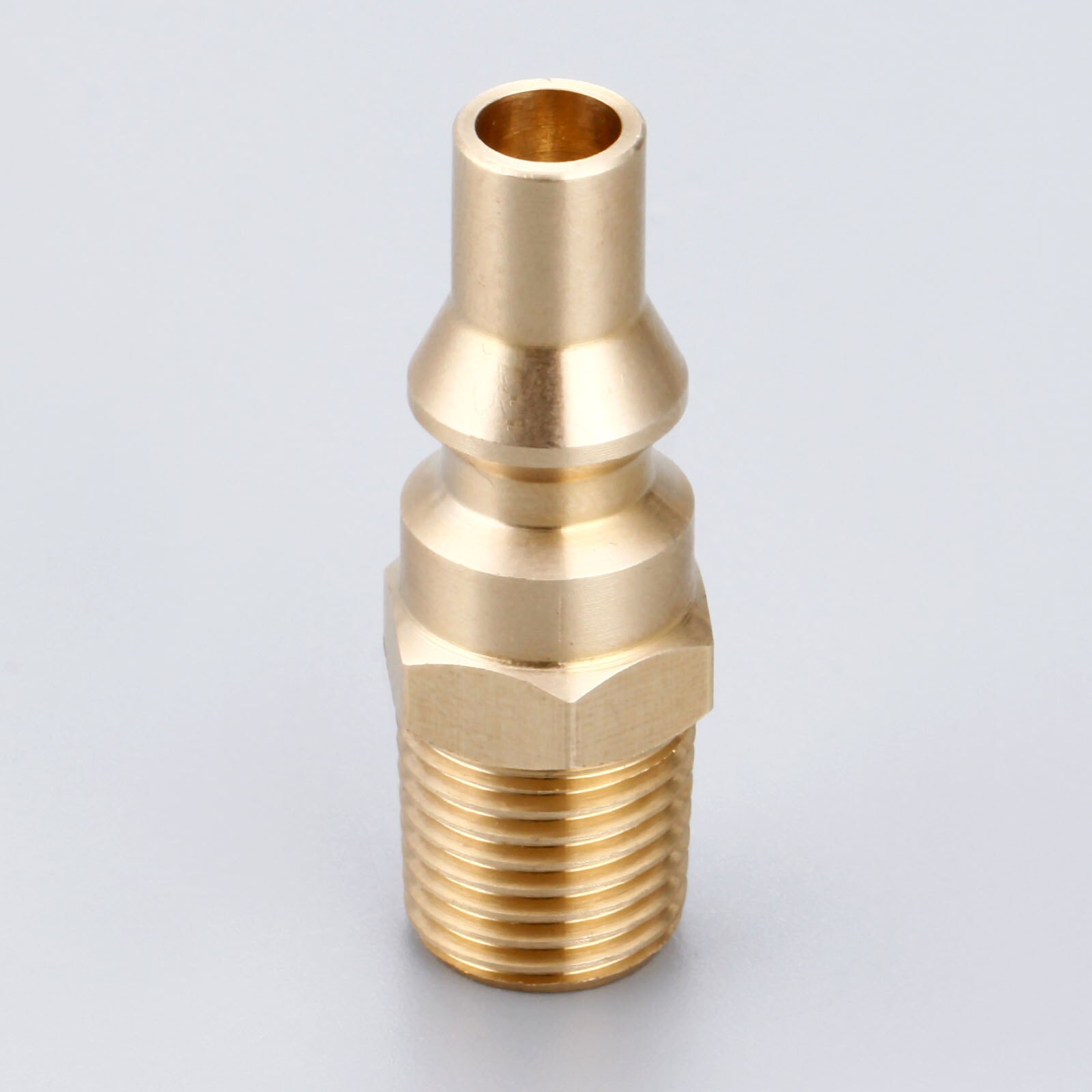 Solid Brass Propane Quick Connect Fitting Adapter Male Plug 1/4inch NPT For BBQ And Low Pressure Propane Gas Systems
