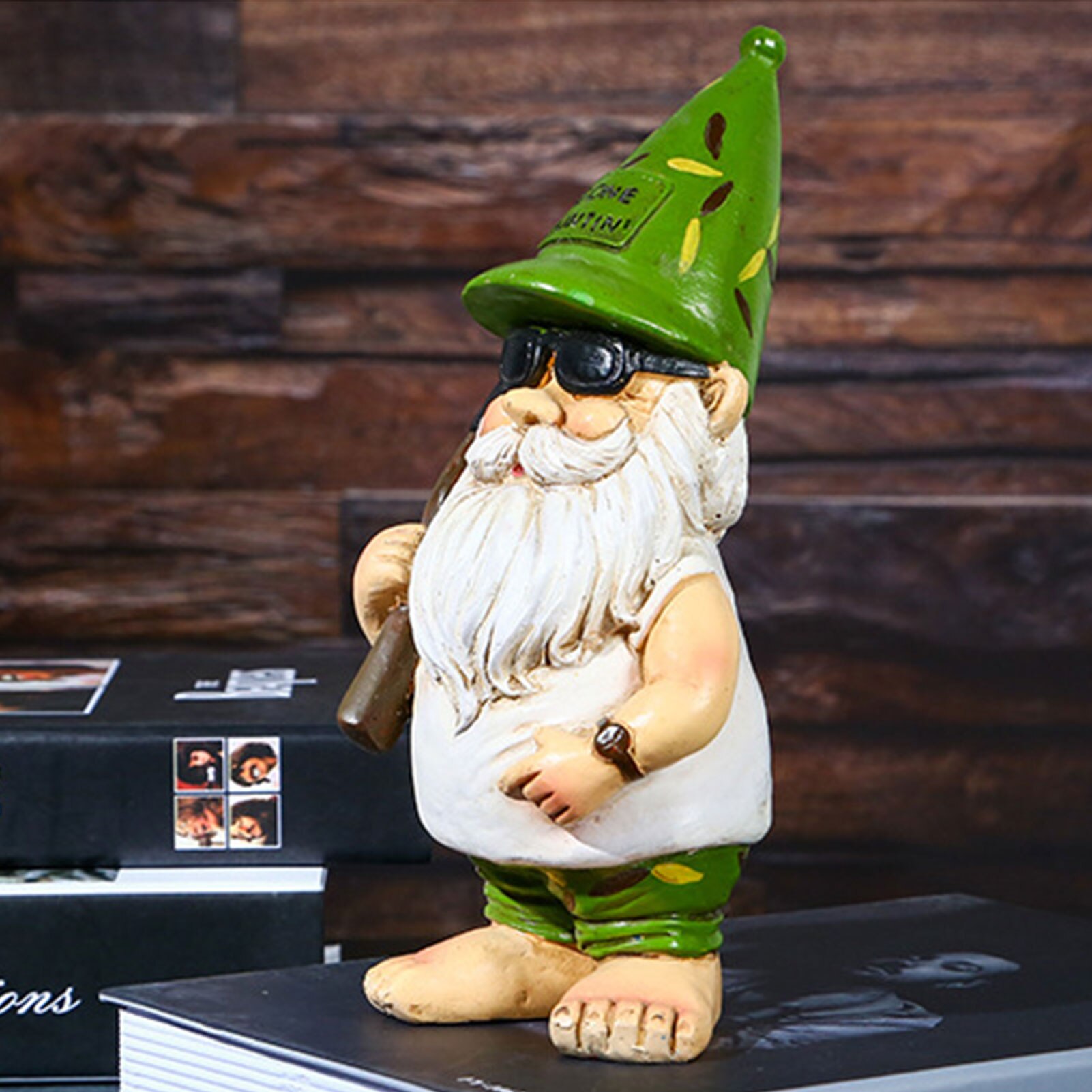 Christmas Garden Gnome Statue Resin Crafts Statue Ornament