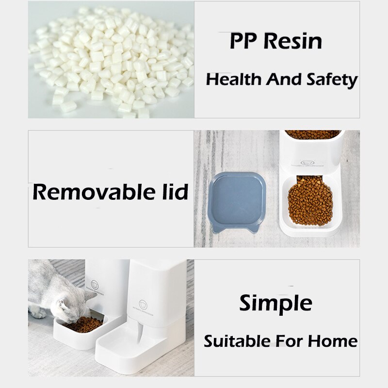 Curated visual reference: Visual Reference: Pet Food Feeder And Water Feeder Self Dispensing G
