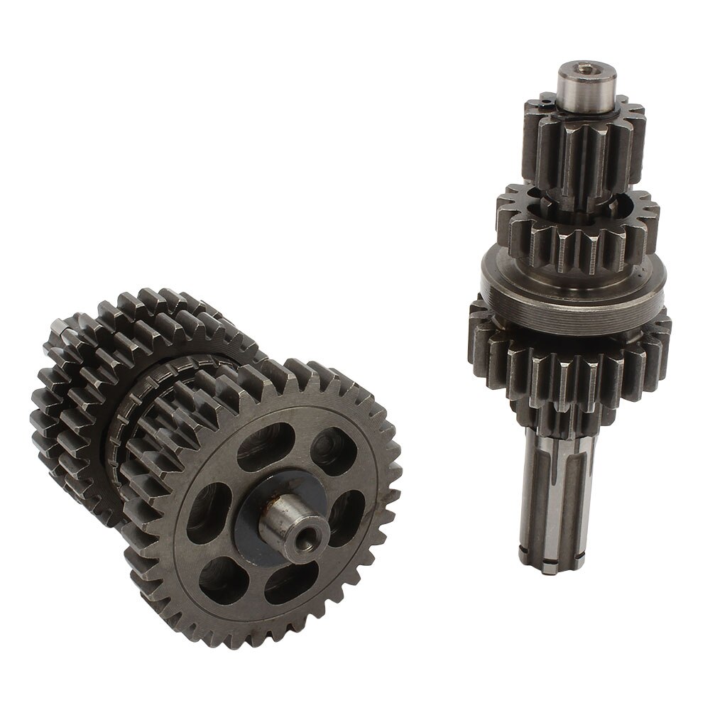 3+1 Reverse Gears Main Countershaft Transmission Gear Box Main Counter Shaft Fit For 50cc-110cc 3+1 Reverse Gears Engines