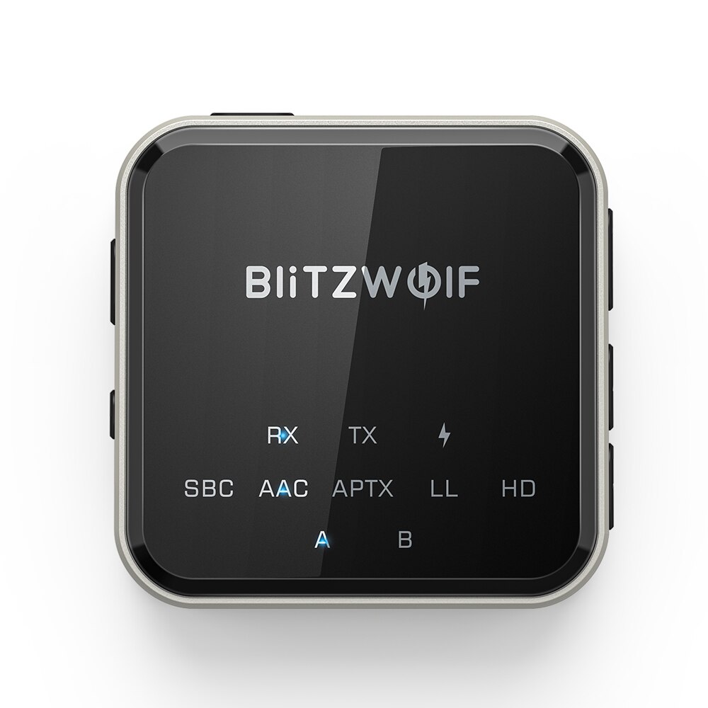BlitzWolf BW-BL3 bluetooth-compatible Transmitter Receiver Adapter Wireless Remote 3.5mm Aux Audio Adapter For Car TV PC Speaker