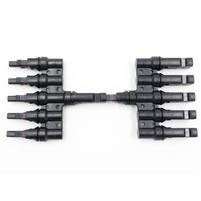1 Paare x MC4 5 T Stecker männlich und weiblich, MC4 5 Zweig Solar- System Verbinden