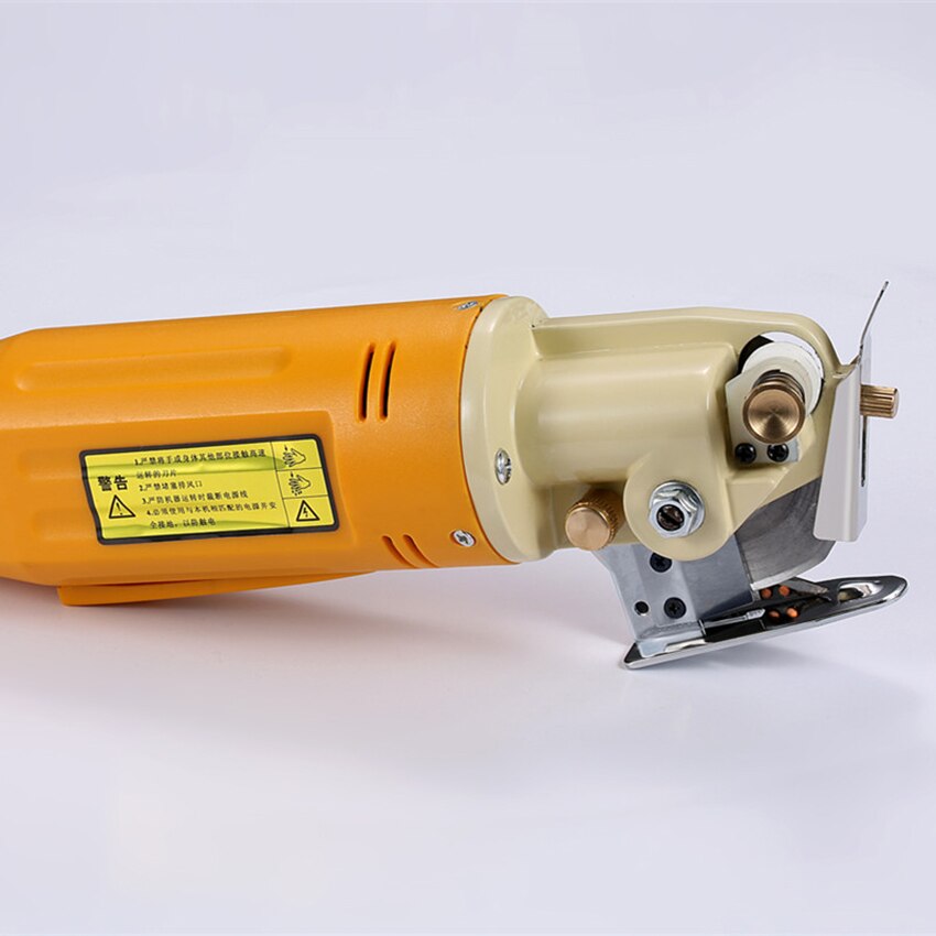 DC220V 170W Handheld tarcza nożyce elektryczne tkaniny tekstylne bawełniane nóż maszyna robić cięcia tkanin krawiec narzędzie