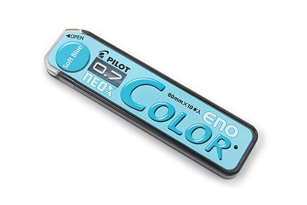 Pilot Color Eno Neox Mechanical Pencil Lead - 0.7 mm 8 tubes/lot Red/Violet/Blue/Soft Blue/Green/Orange School &amp; Office Supplies