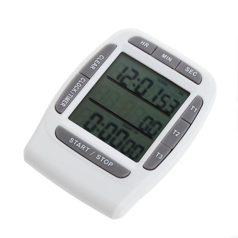 Digital LCD Multi-Channel Timer CountDown Laboratory 3 Channel Timers 99 Hours