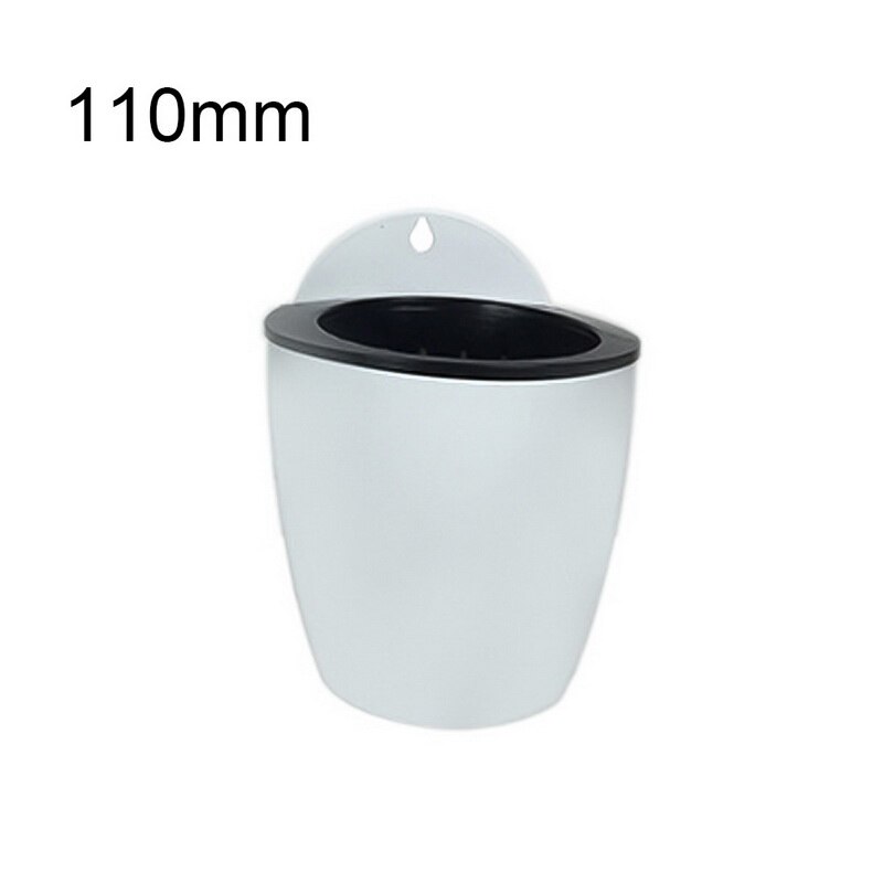 Self Watering Flower Pot Wall Hanging Resin Plastic Planter Durable For Garden Balcony DC156: Small